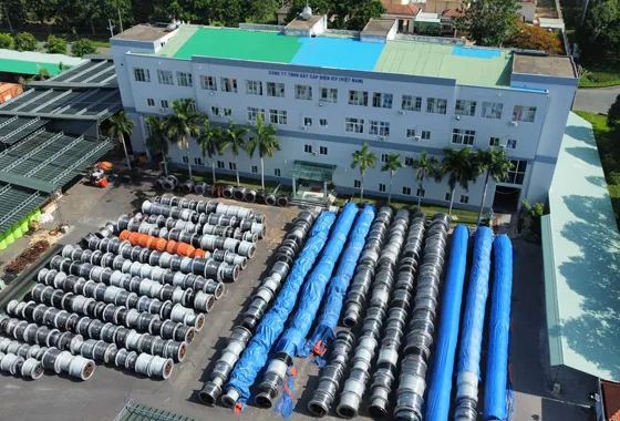 electric cable ducting underground